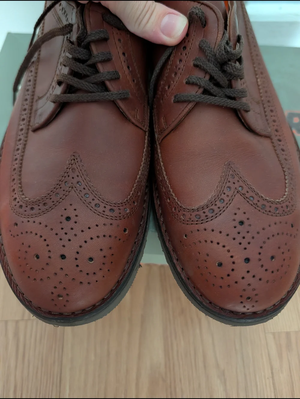 Rockport Men’s Brown Wingtip Oxford Shoes